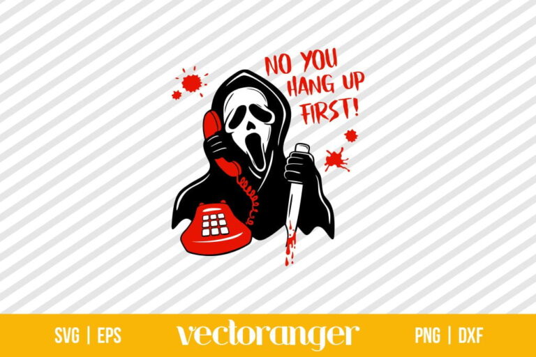 Scream No You Hang Up Svg Vectoranger