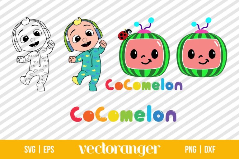 Cocomelon SVG Files Bundle Vectoranger