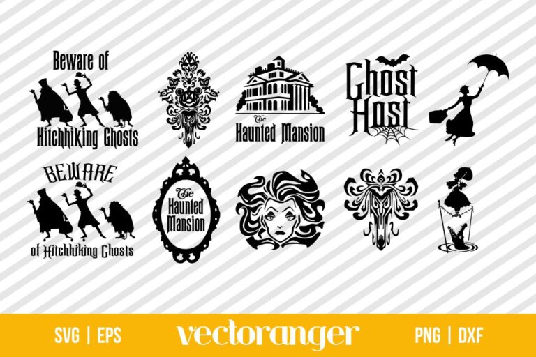 Haunted Mansion SVG Bundle Vectoranger