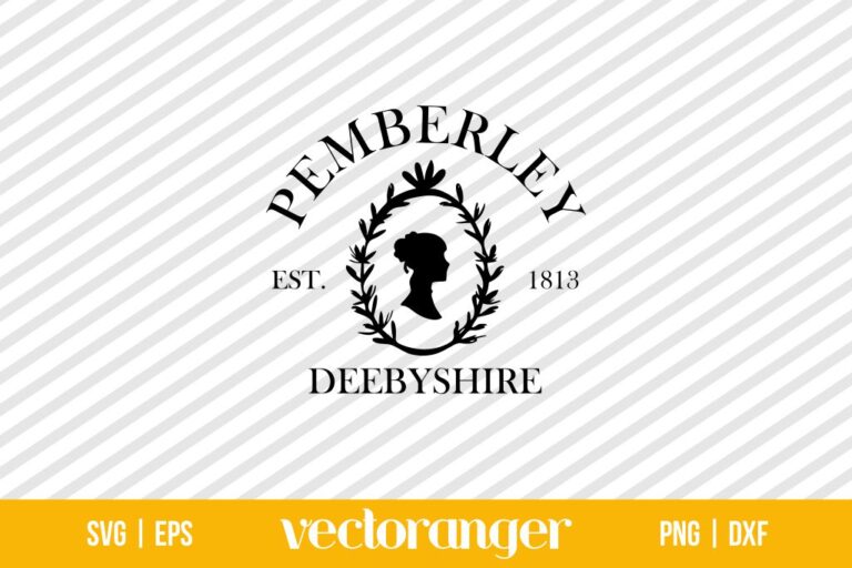 Pemberley Est 1813 Derbyshire SVG Vectoranger