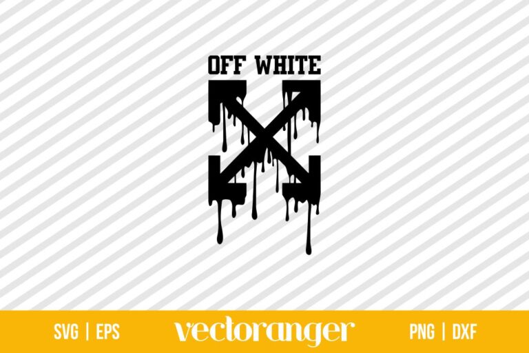 Off White Logo Drip Svg Vectoranger