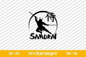 Japanese Samurai SVG