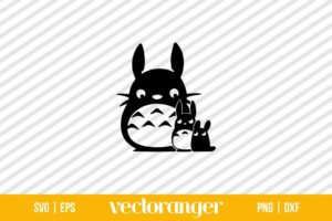 Totoro Silhouette SVG