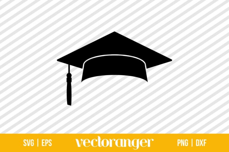 Graduation Cap SVG | Vectoranger