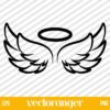 Angel Wings SVG Free