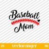Baseball Mom SVG Free