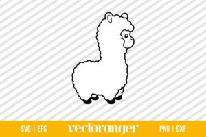 Cute Llama SVG