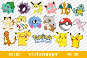 Pokemon Characters SVG