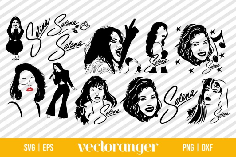 Selena Quintanilla SVG Bundle | Vectoranger