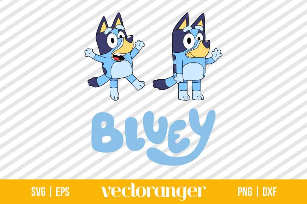 Bluey Dog SVG
