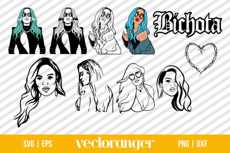 Karol G Bichota Svg Bundle Vectoranger