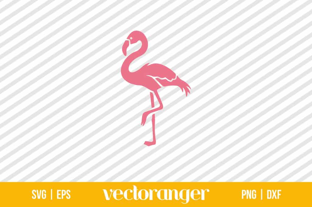 Pink Flamingo SVG Free
