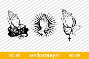 Praying Hands SVG