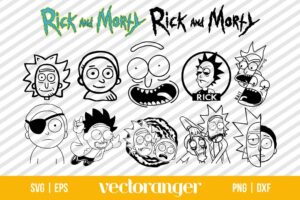 Rick and Morty SVG