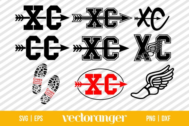 Cross Country SVG Files | Vectoranger