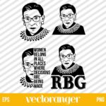 Notorious RBG SVG Cut File
