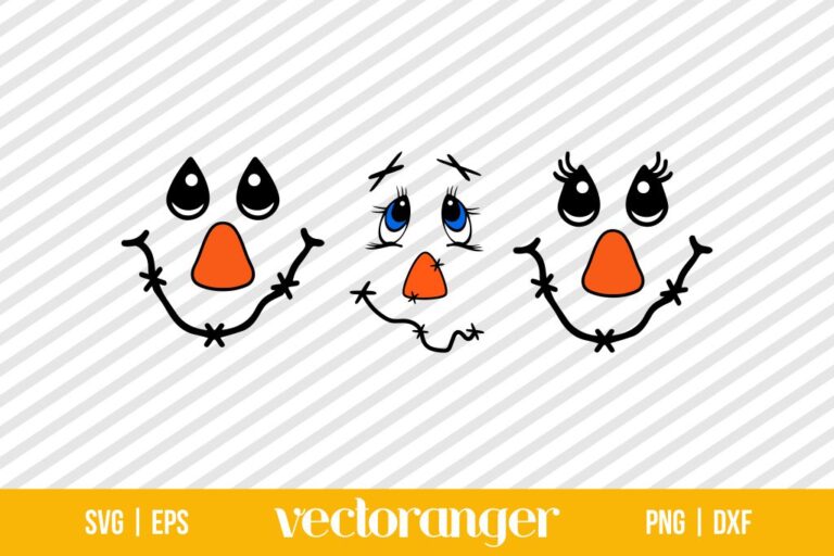 Scarecrow Face SVG Cricut | Vectoranger