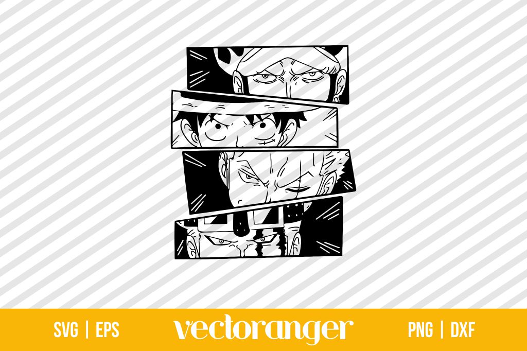 One Piece SVG Anime Luffy One Piece Png Anime SVG for Cricut 