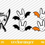 Bad Bunny Halloween Knives SVG