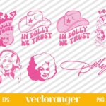 Dolly Parton Outline SVG