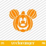 Halloween Pumpkin Mouse Head SVG