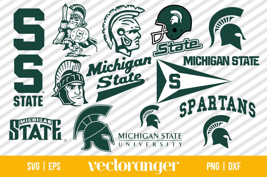 Michigan State Logo SVG Bundle