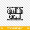 Pittsburgh Steelers Terrible Towel SVG