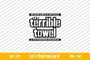 Pittsburgh Steelers Terrible Towel SVG