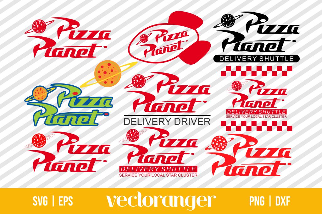 Toy Story Pizza Planet SVG