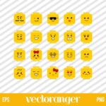Lego Face Emoji SVG