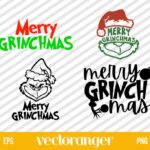 Merry Grinchmas SVG Cut Files