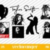 Taylor Swift Silhouette SVG