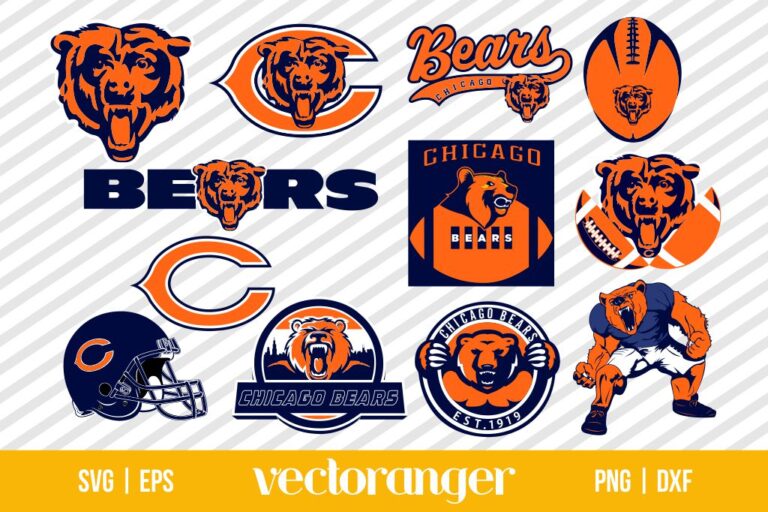 Chicago Bears SVG Cricut Bundle | Vectoranger