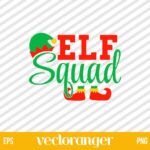 Elf Squad Christmas SVG