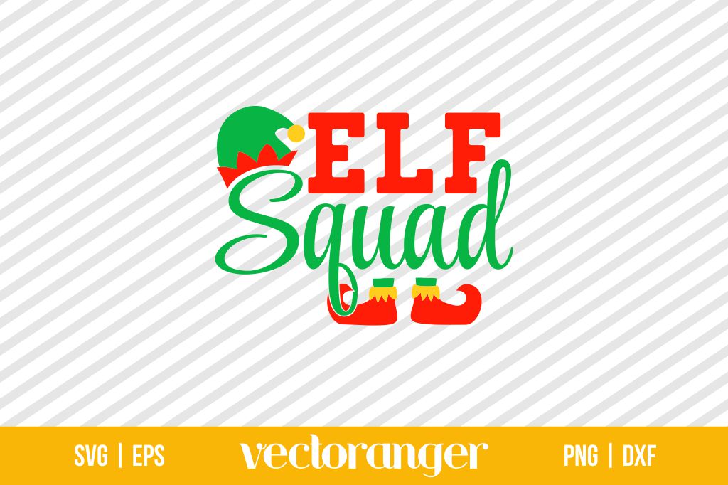 Elf Squad Christmas SVG