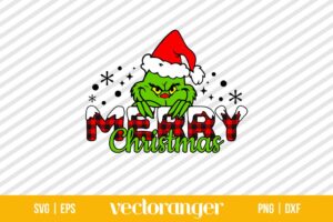 Merry Christmas Grinch SVG File