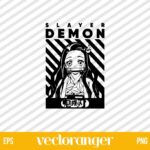 Nezuko Kamado Demon Slayer SVG