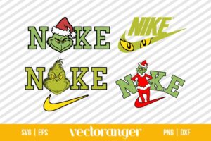 Nike Grinch Logo SVG