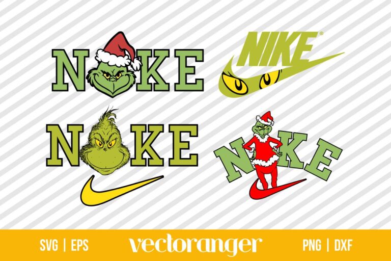 Nike Grinch Logo SVG Bundle | Vectoranger