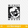 Cute Mickey Glasses SVG