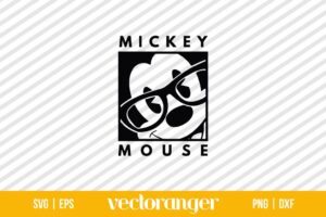 Cute Mickey Glasses SVG