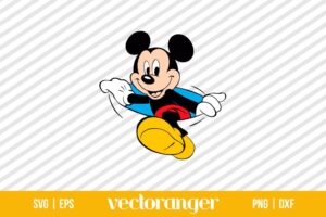 Mickey Mouse Layered SVG