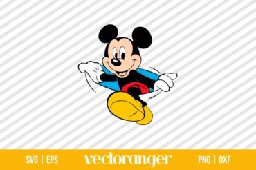 Mickey Mouse Layered SVG | Vectoranger