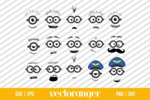 Minion Eyes SVG