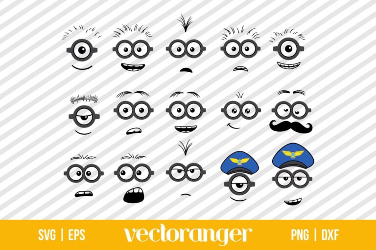 Minion Eyes Svg Bundle Vectoranger