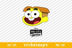 Big City Greens Cricket and Logo SVG