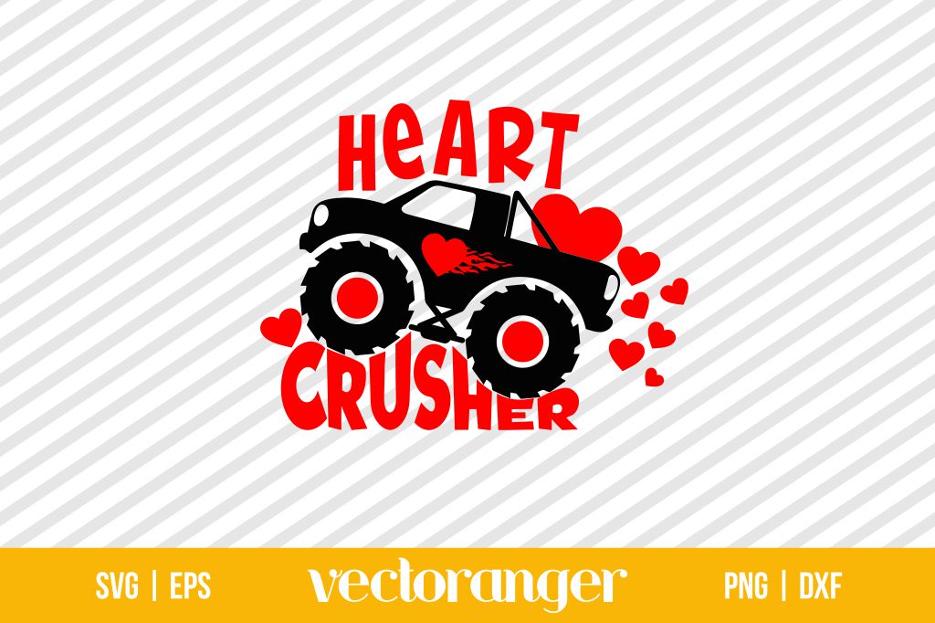 Heart Crusher SVG Cut File