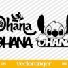 Ohana Lilo and Stitch SVG