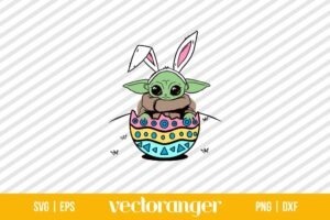 Baby Yoda Easter Eggs SVG