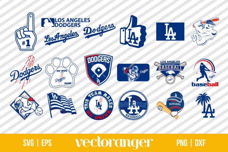 Los Angeles Dodgers SVG Bundle | Vectoranger